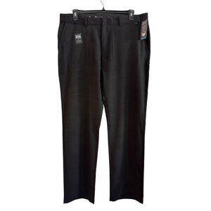 TravisMathew Performance Flex Mens Pants 38 Polyester Rayon Black Classic Flat F